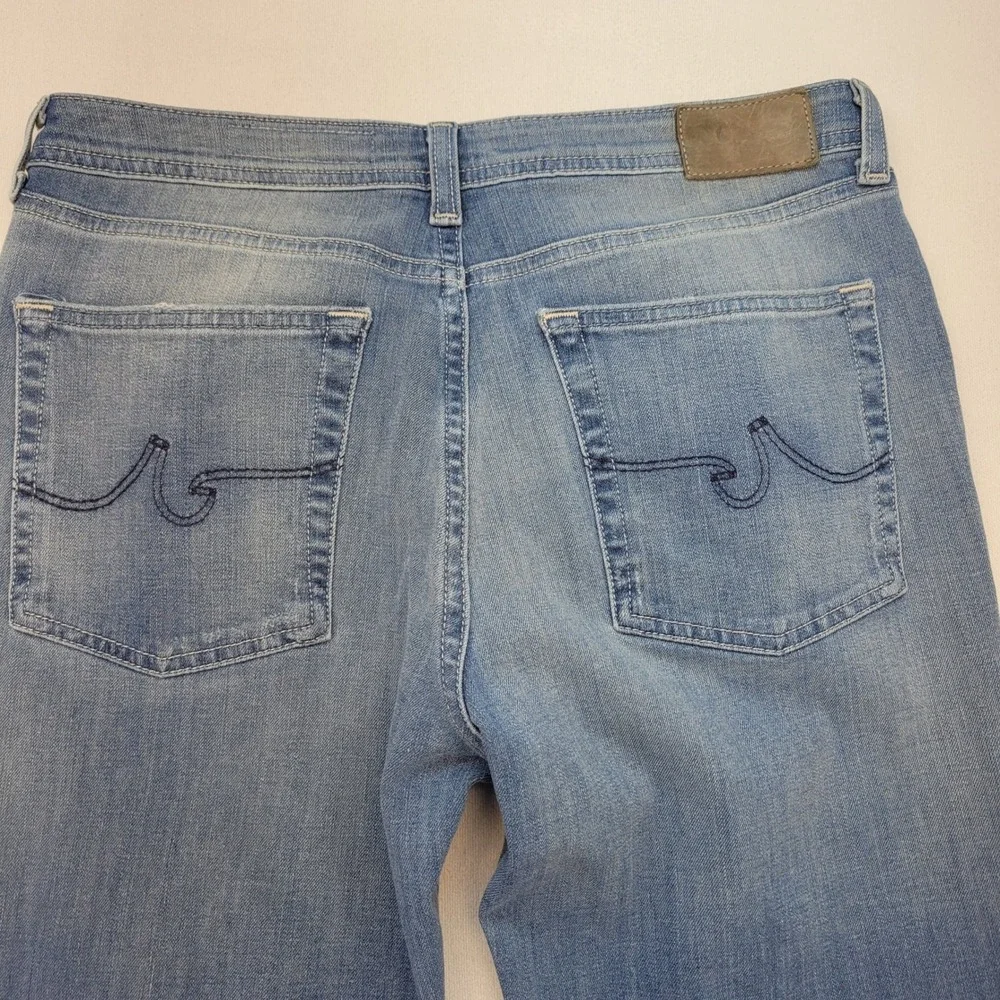AG Adriano Goldschmied Jeans Kids 18 Blue The Noah Straight Medium Wash Denim